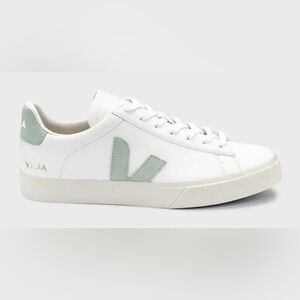 Veja Campo Bicolor Leather Low-Top Sneakers Matcha